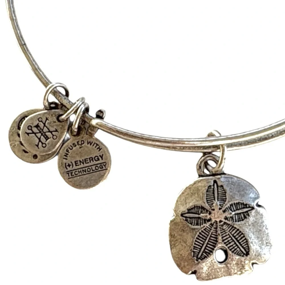 ALEX AND ANI Sand Dollar Bracelet Silver